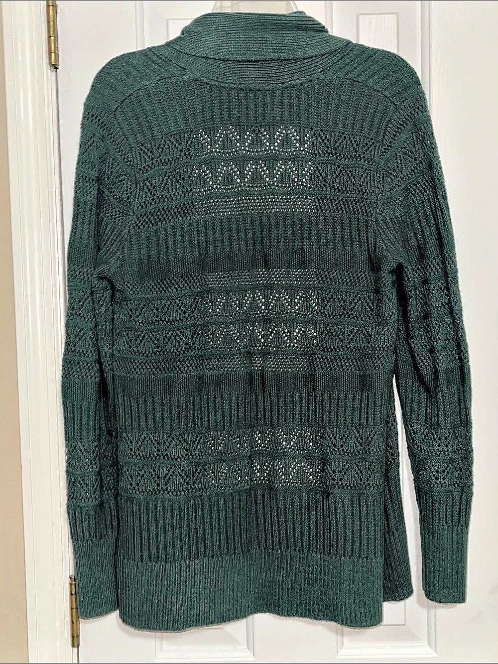 Sonoma Green Open Front Cardigan NWT - Picture 2 of 2